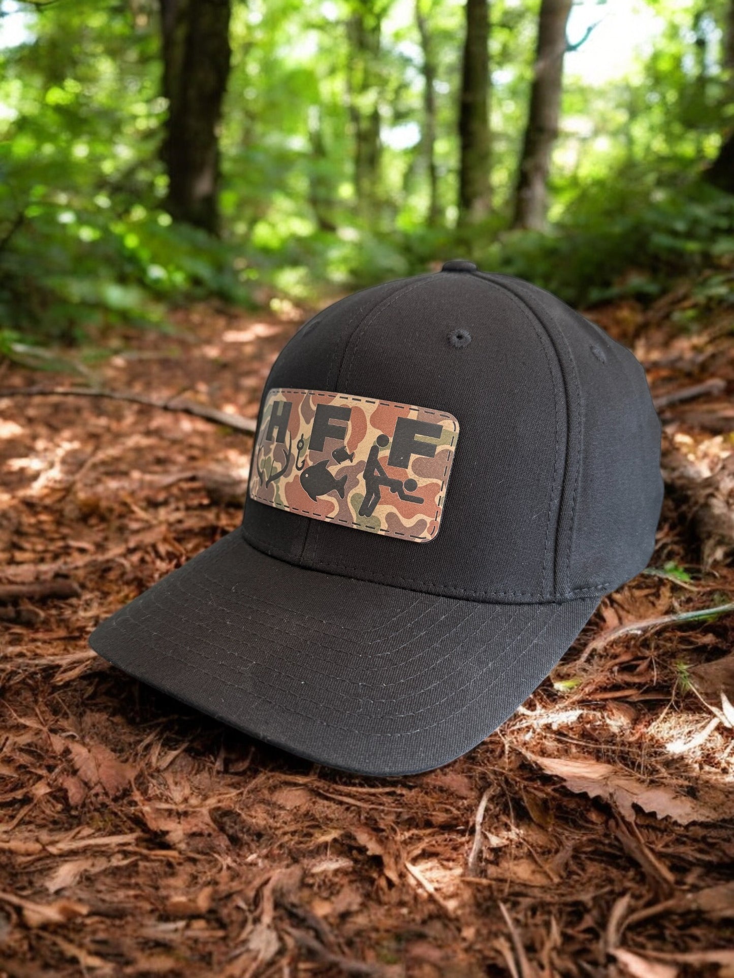 HFF Hunt Fish F Flexfit Hat