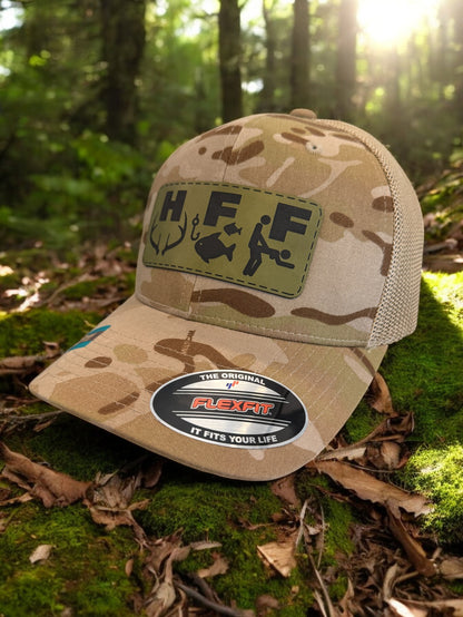 HFF Hunt Fish F Flexfit Hat
