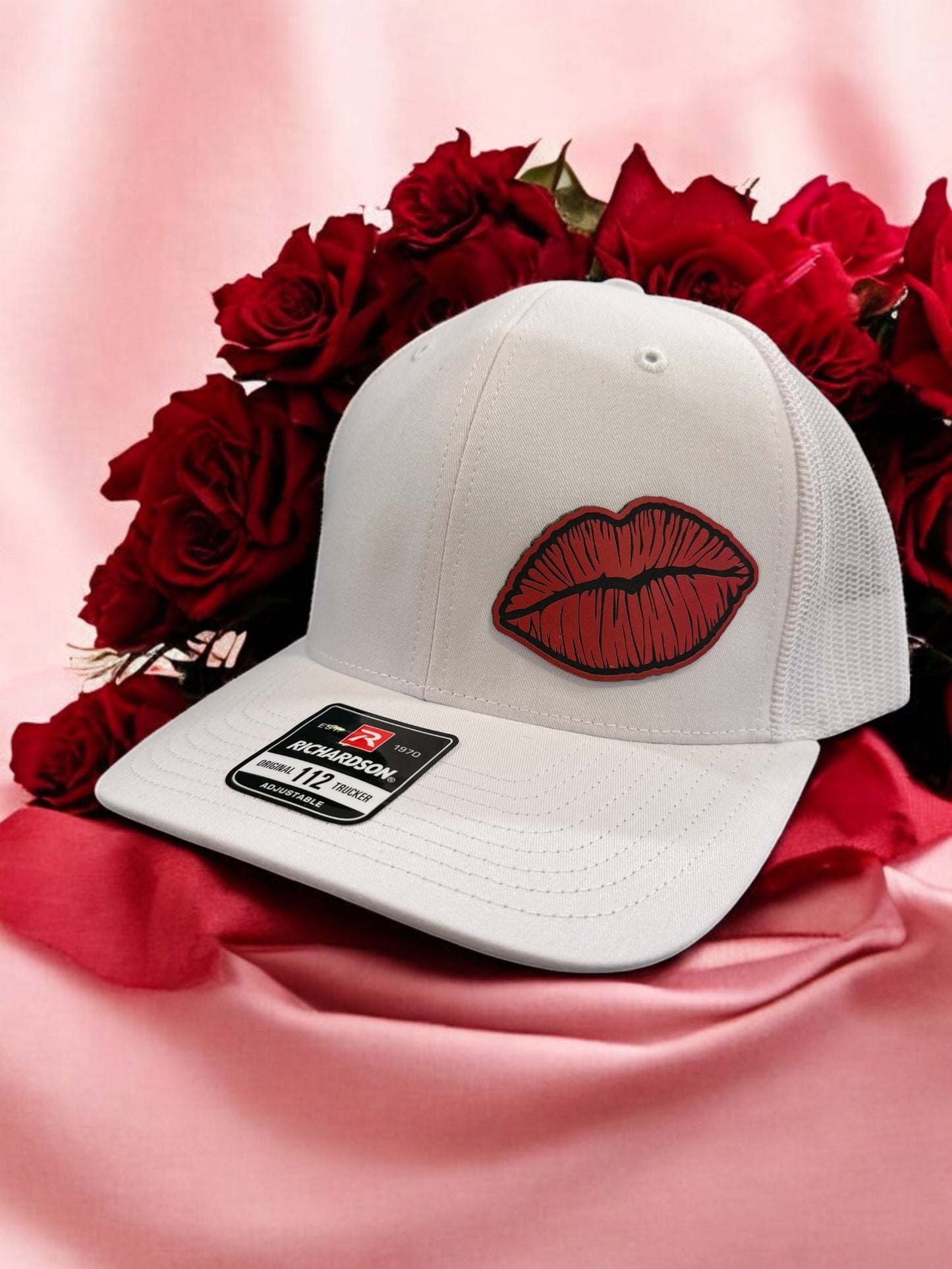Lips and Mustache Couples hat